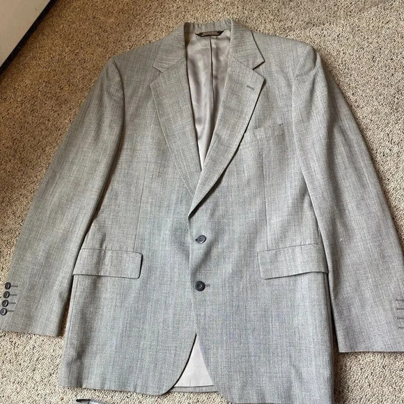 Strathmore By Anderson Little Suits 2 Button Blazer Jacket Pants Set Men 44 Long - Picture 8 of 11